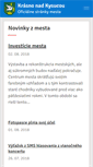 Mobile Screenshot of mestokrasno.sk